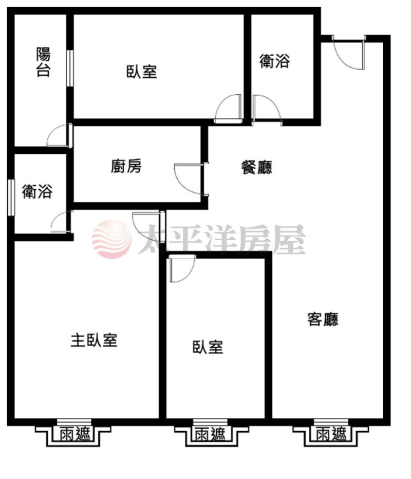 向陽上冠6樓邊間,台北市中正區漢口街一段