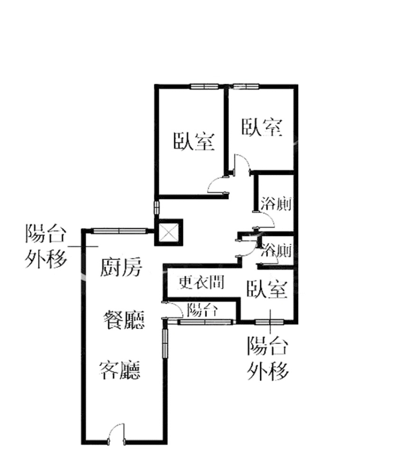 大橋頭捷運景觀三房,台北市大同區延平北路二段