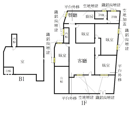 龍江靜巷庭院一樓,台北市中山區龍江路